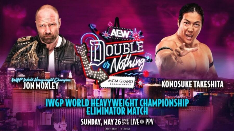 AEW Double or Nothing 2024 Jon Moxley vs Konosuke Takeshita