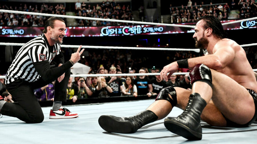 CM Punk Referee Drew McIntyre