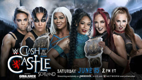 WWE Clash at the Castle 2024 Womens Tag Team Title Match