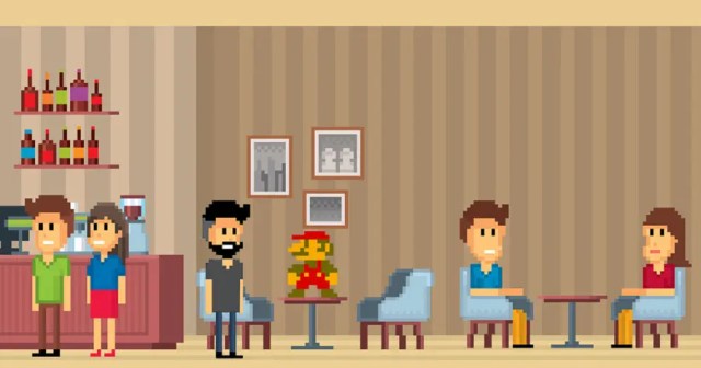 No One at Mario’s High School Reunion Sure What He’s Talking About