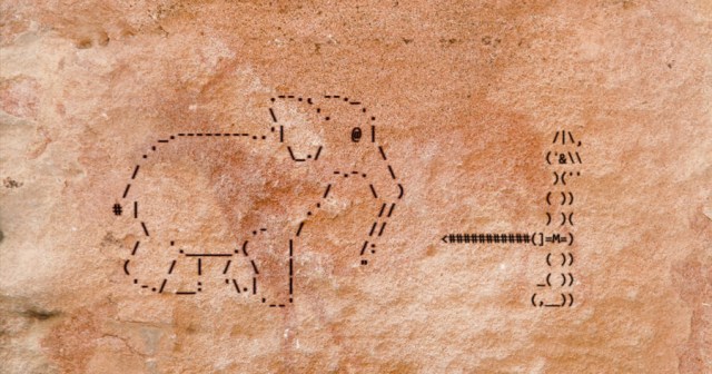 Archeologists Discover Ancient ASCII Cave Drawings