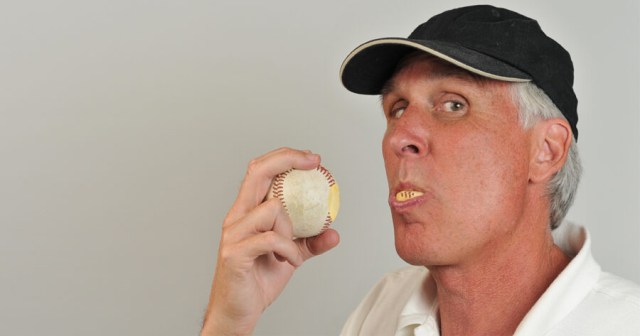 Guy Attempting to Break Guinness Record for Eating Baseballs Under False Impression That Is a Thing