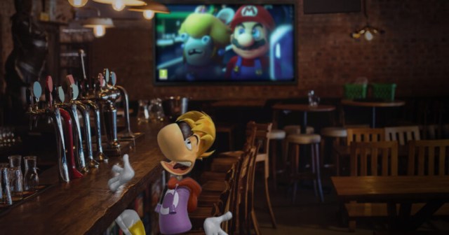 Drunk Rayman Tells Bartender That He Used to Be Friends with the Rabbids