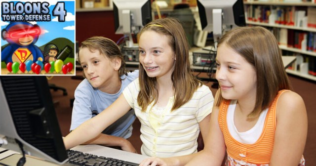 Bloons Tower Defense 4 World Cup Held in Quiet Corner of Middle School Library