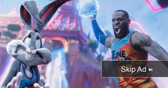‘Skip Ad’ Button Appears on Screen for Entirety of Space Jam 2