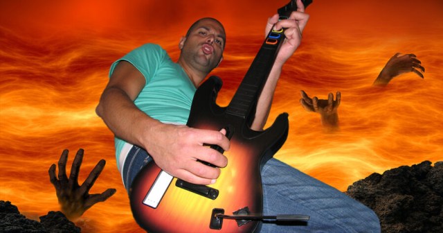 Aging Gamer Wishing He Hadn’t Sold His Soul to Be Good at Guitar Hero