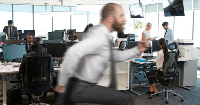 Guy Spends First Day at Job Running Around Studying Boss’s Patterns