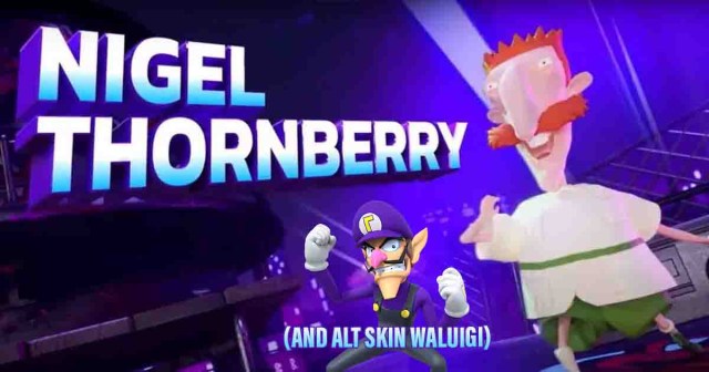 Waluigi Reluctantly Accepts Invitation to Nickelodeon All-Stars Brawl as Nigel Thornberry Clone