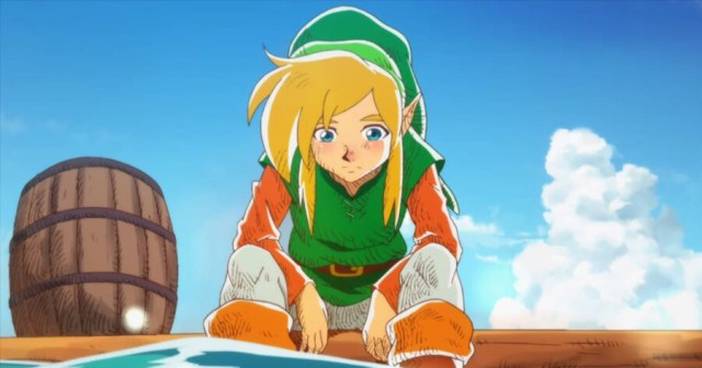 Link From ‘Link’s Awakening’ So Happy to No Longer Be in a Dream World But Instead Starving to Death in the Middle of the Ocean