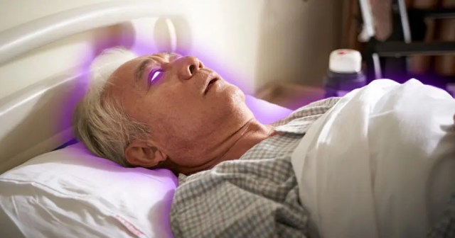 Grandpa on Hospital Bed Begins Glowing as Second Health Bar Appears