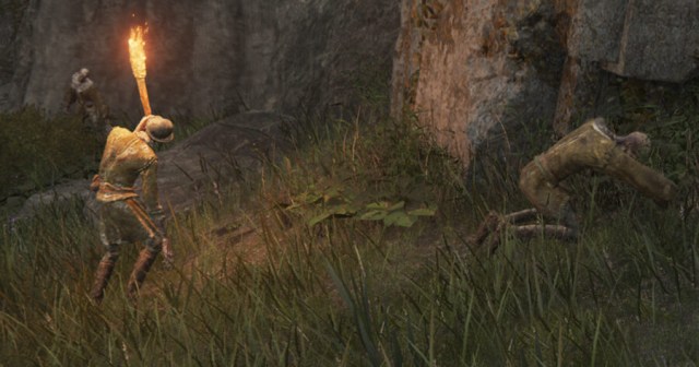 Weird Dead Guys Who Dig Near Walls in Limgrave Unionize