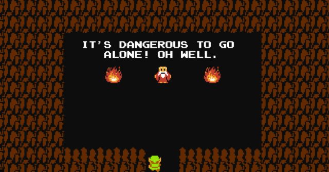 Old Man in Cave Unable to Give Link Sword Due to Supply Chain Issues