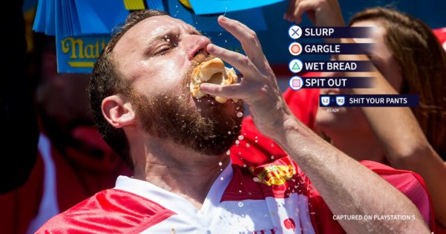 It’s Time for a AAA Major League Eating Video Game So I Can Snarf Down 100 Hot Dogs as Joey Chestnut in 4K 120HZ