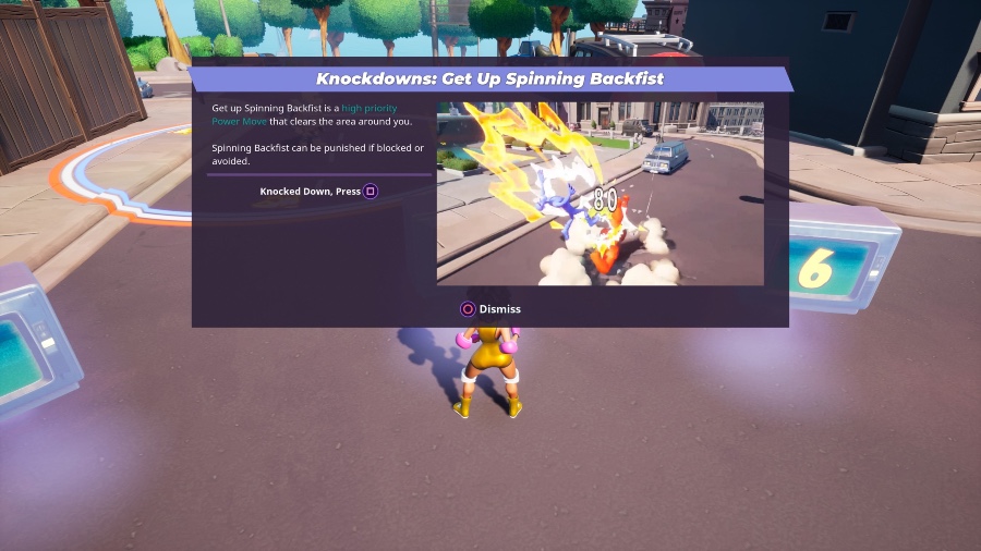 Rumbleverse Spinning Backfist Instructions