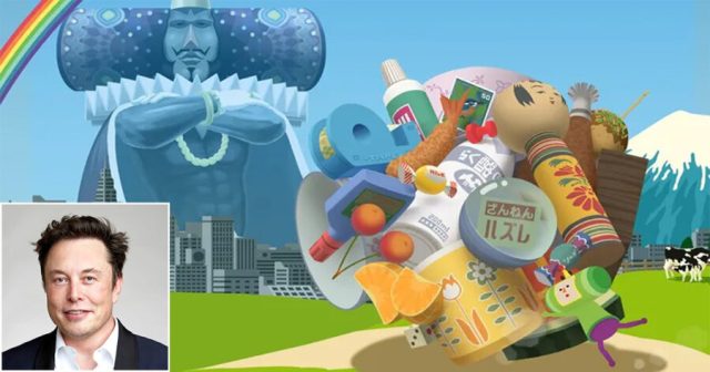 Katamari Movie Casts Elon Musk as Giant Ball of Garbage
