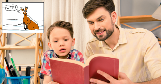 Millennial Dad Shows His Son What Was Poggers Back in His Day
