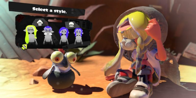 splatoon 3 select a style
