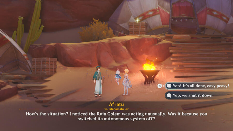 genshin impact afratu's dilemma world quest