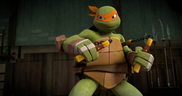 Foot Clan Ninja Can’t Figure Out Who Giant Hulking Mutant Turtle Is Due to Thin Piece of Orange Cloth