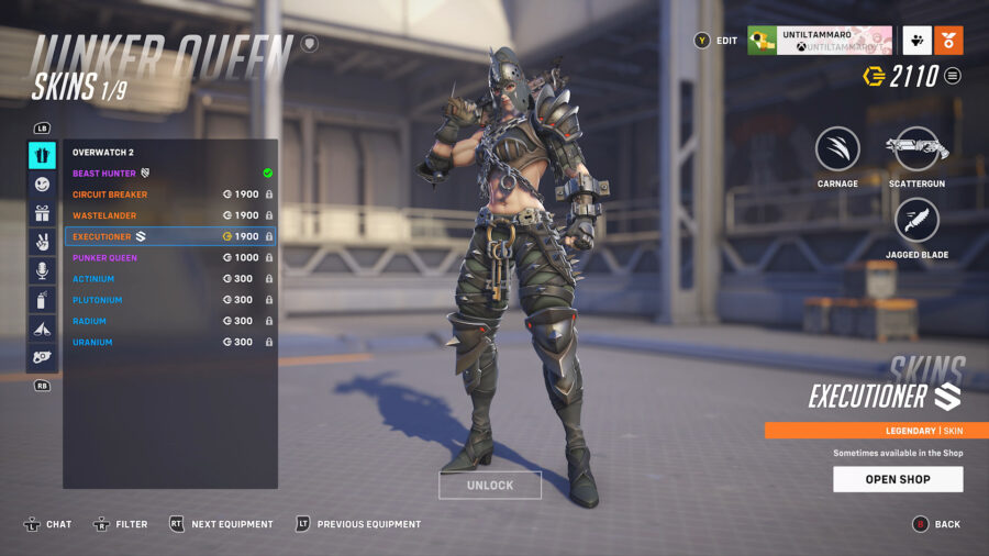 Junker Queen's new Halloween skin.