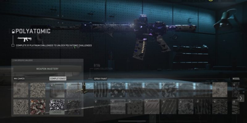 How to unlock Call of Duty MW2's polyatomic camos.