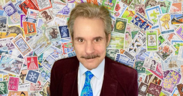 Paul F Tompkins Finally Accrues Enough Discounts to Hoard World’s Stamp Supply