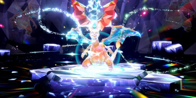 How to get Charizard in the Black Crystal raid in Pokemon Scarlet & Violet.