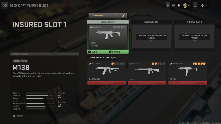 Use insured loadouts to get your friends the new Call of Duty assault rifle, the M13B.