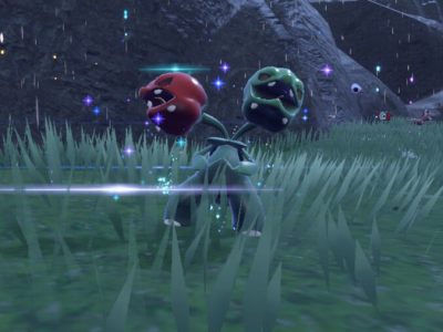 Scovillain, a Pokemon that uses a Fire Stone to evolve.