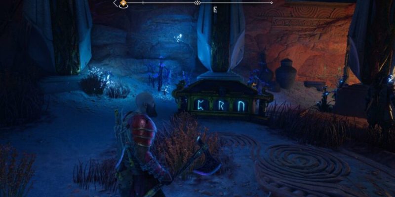 The location of the Forbidden Sands Nornir Chest in God of War Ragnarok.