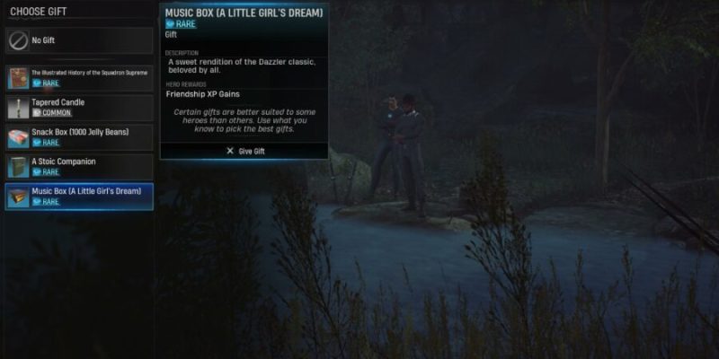 All heroes' favorite gifts in Marvel's Midnight Suns.