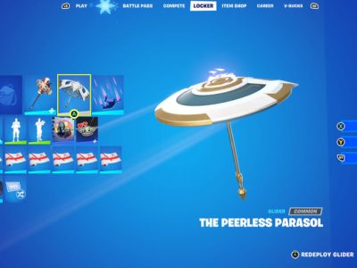 Unlock guide for the Peerless Parasol in Fortnite.