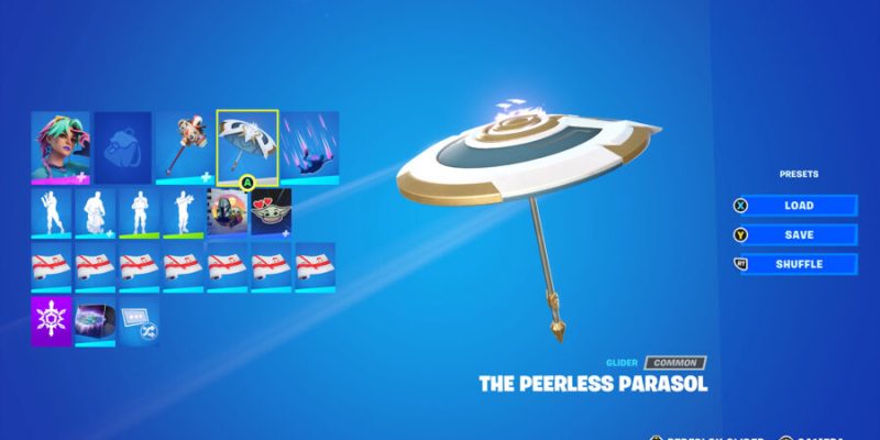 Unlock guide for the Peerless Parasol in Fortnite.