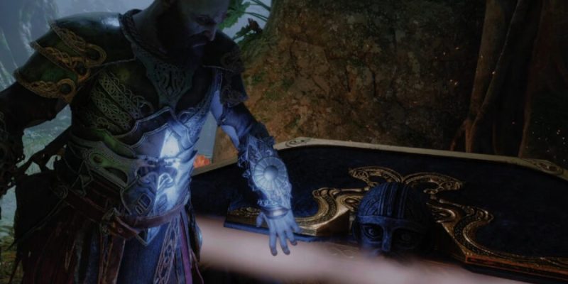 How to open the Cliffside Ruins Nornir Chest in God of War Ragnarok.