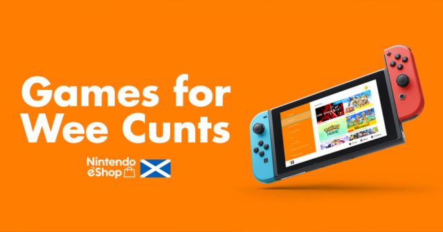 Nintendo Announces “Games for Wee Cunts” Section of Scottish eShop