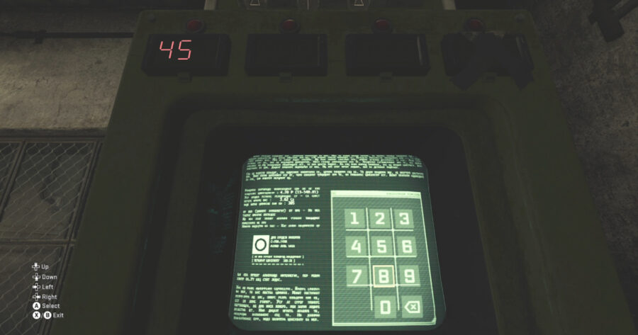 The code to get into the Submarine in the Atomgrad Ep. 01 raid in Modern Warfare 2.