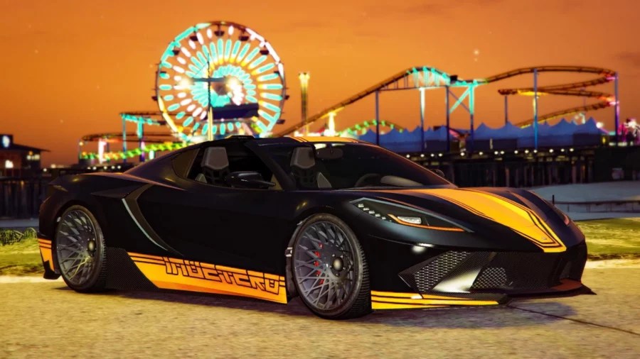 The Coquette D10, a fastest car in GTA Online.
