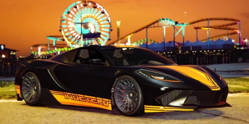 The Coquette D10, a fastest car in GTA Online.