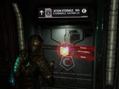 All of the Dead Space Remake Rig Locations to open the Master Override.
