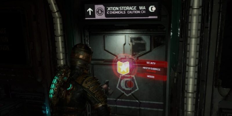 All of the Dead Space Remake Rig Locations to open the Master Override.