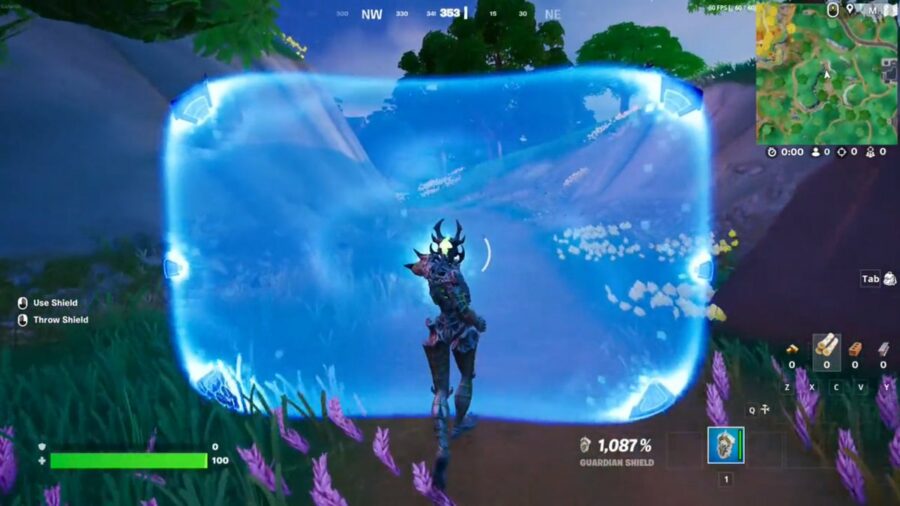 How to use the Guardian Shield in Fortnite.