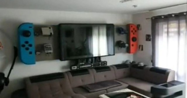Custom Nintendo Switch Entertainment Center Drifts Into Kitchen