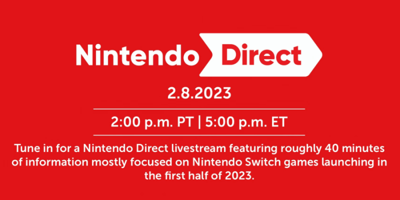 nintendo direct February