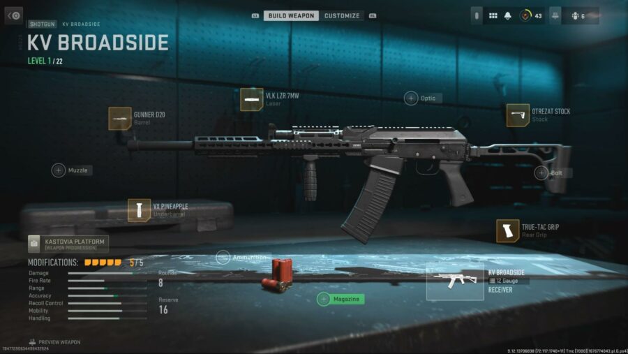 The best KV Broadside loadout for Call of Duty MW2.