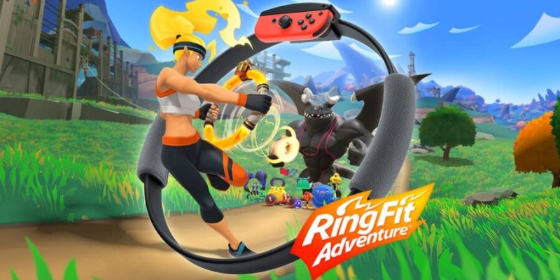 Ring Fit Adventure Key Art.