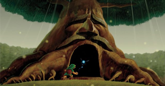 Great Deku Tree Heard Asking Child to Walk Into His Mouth