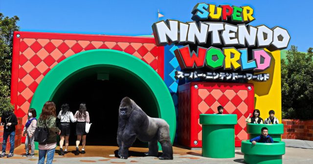 New Super Nintendo World Area Offers Authentic Mario Experience of Being Beaten to Death By Large Ape