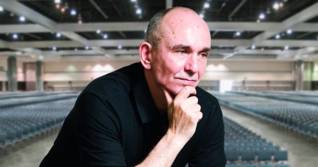 Despondent Peter Molyneux Wanders Empty E3 Halls Looking for Someone, Anyone to Lie To