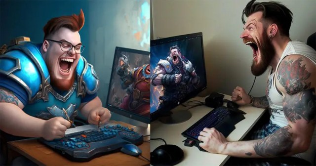 AI Used to Make Lifelike Picture of Someone Having Fun Playing a MOBA