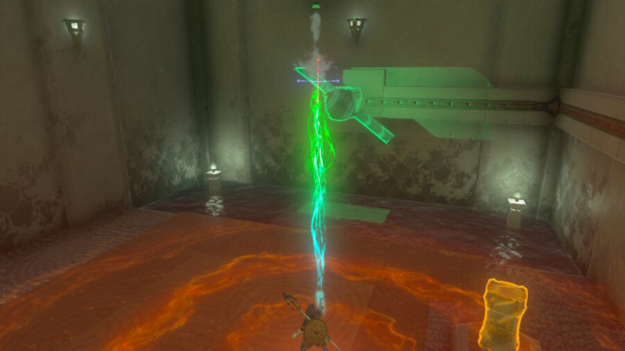 How to charge the battery in Mogawak Shrine.